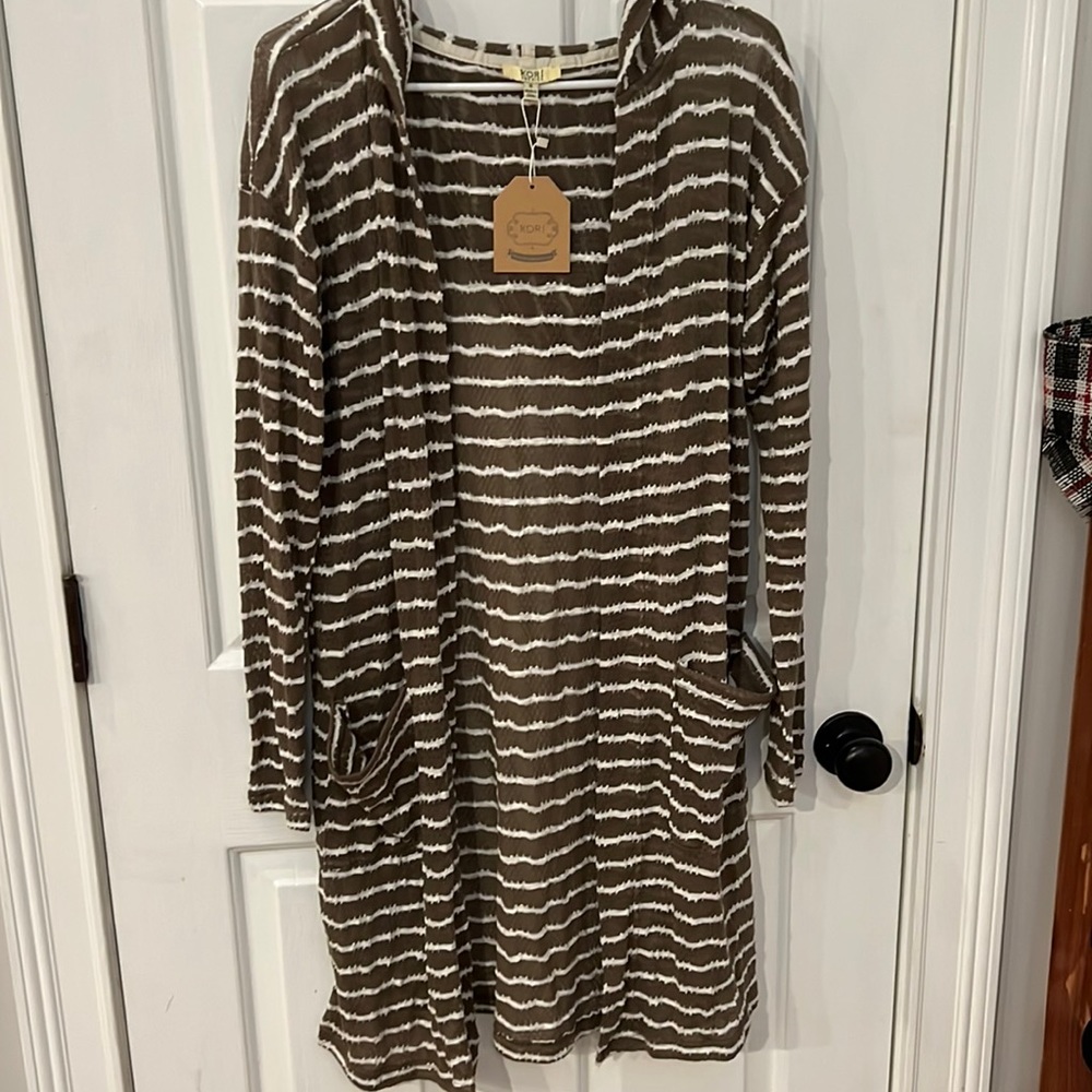Striped cardigan NWT